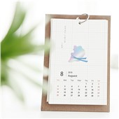 日式极简桌面月历