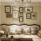 爱丽丝-经典美式客厅沙发卧室背景墙色彩温馨舒缓减压装饰画
