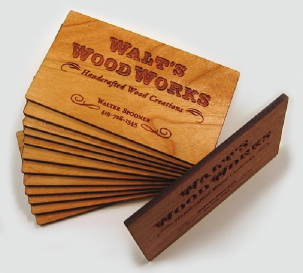 20款木质名片设计欣赏 - 比印集市